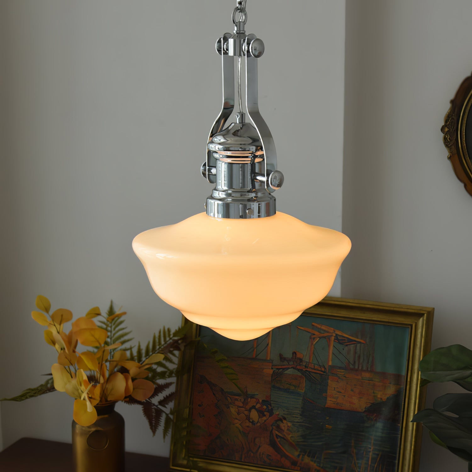 Zomiria Premium Nordic Art Glass Pendant Light-Neutral Decor