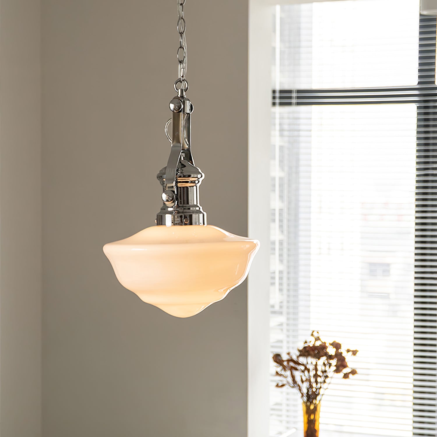 Zomiria Premium Nordic Art Glass Pendant Light-Neutral Decor