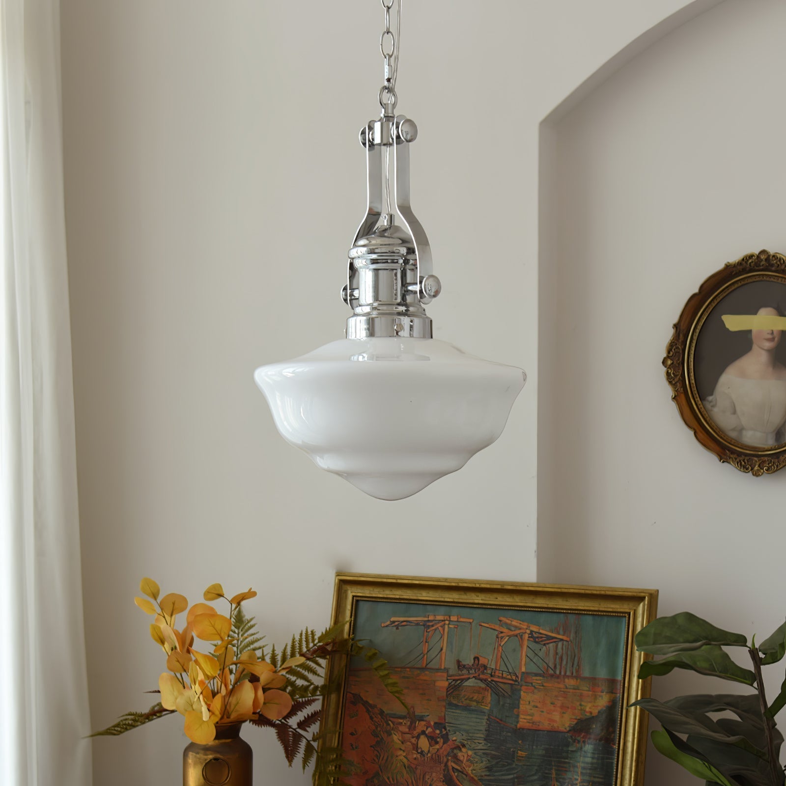 Zomiria Premium Nordic Art Glass Pendant Light-Neutral Decor