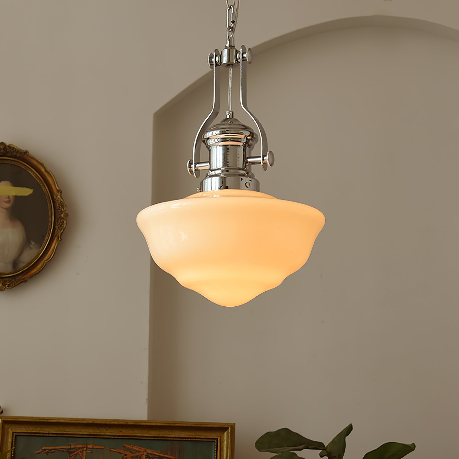 Zomiria Premium Nordic Art Glass Pendant Light-Neutral Decor