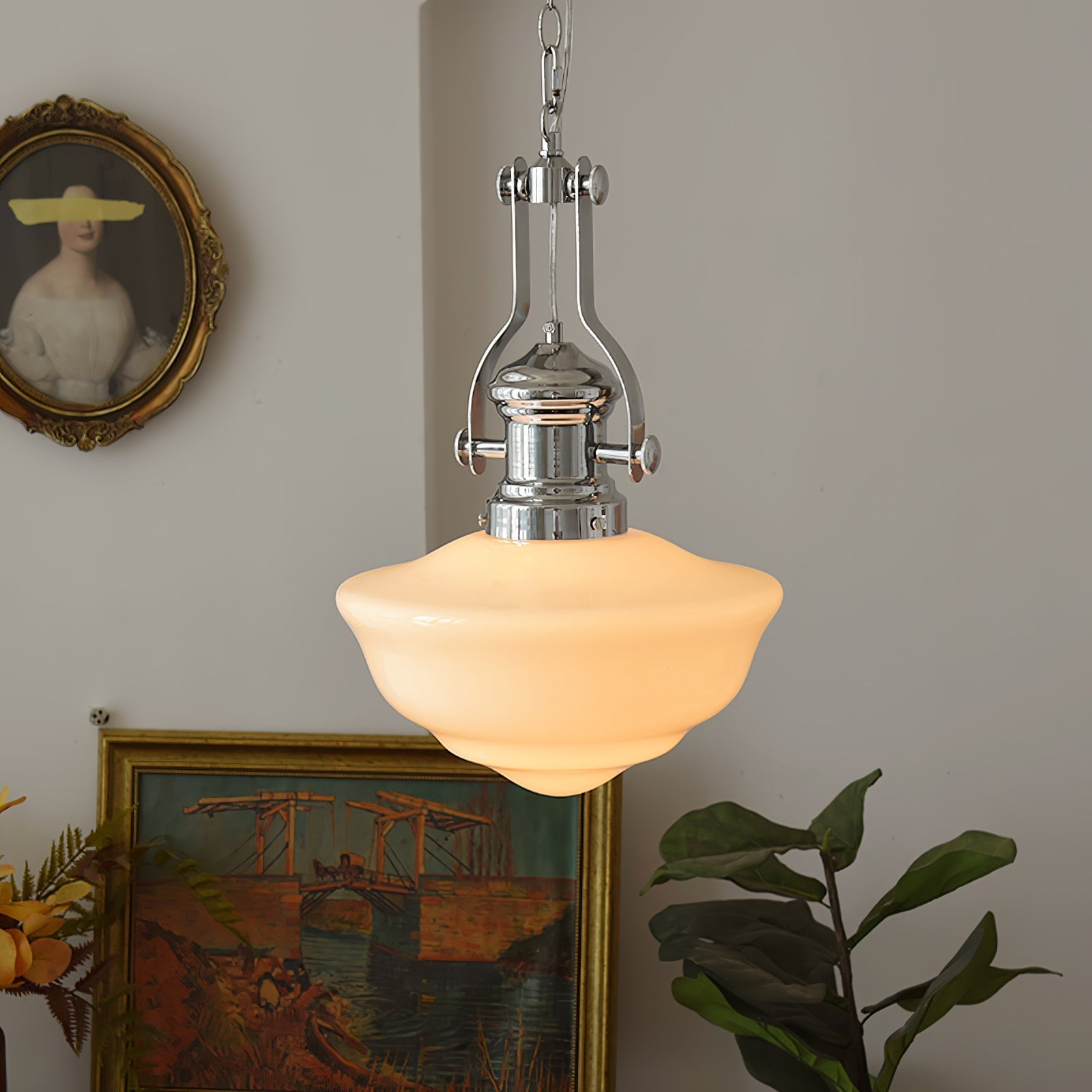 Zomiria Premium Nordic Art Glass Pendant Light-Neutral Decor
