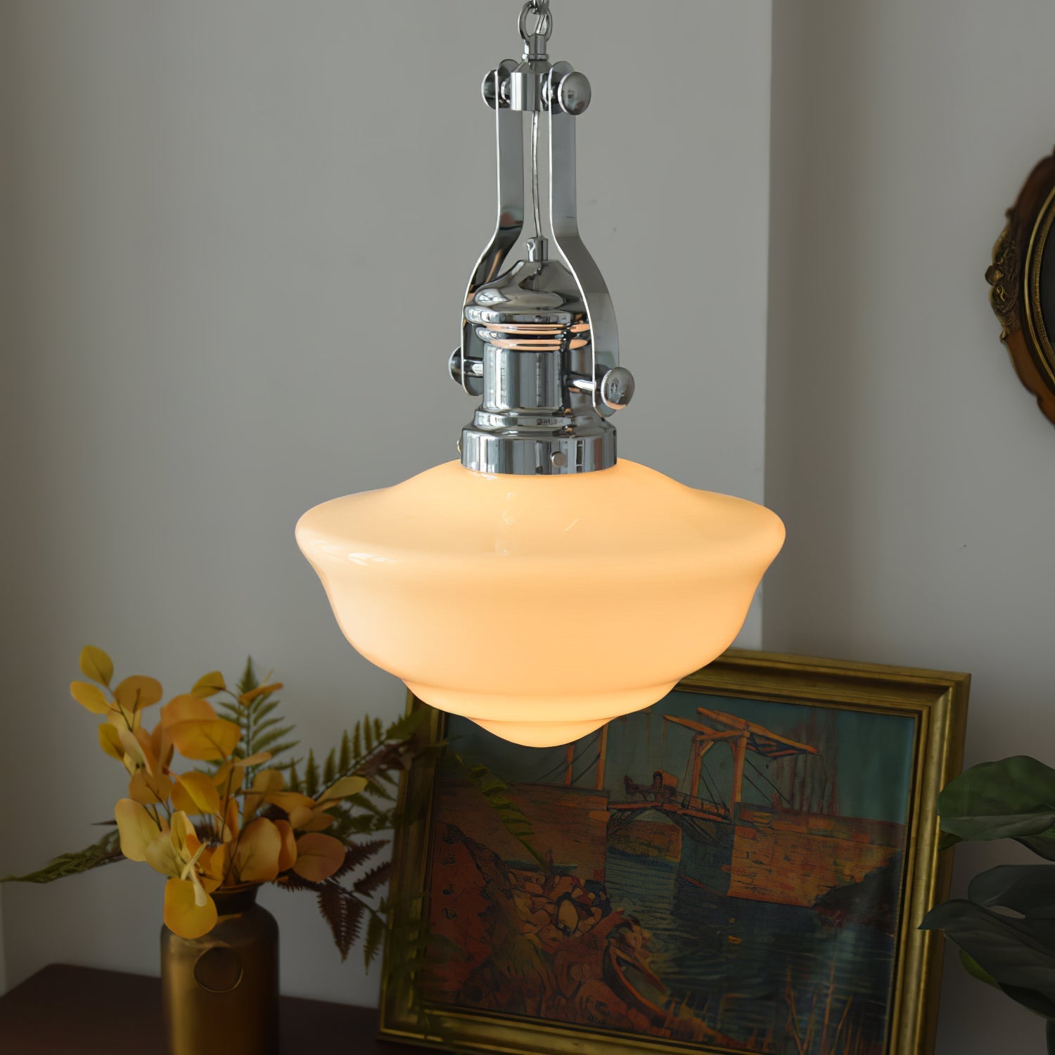 Zomiria Premium Nordic Art Glass Pendant Light-Neutral Decor