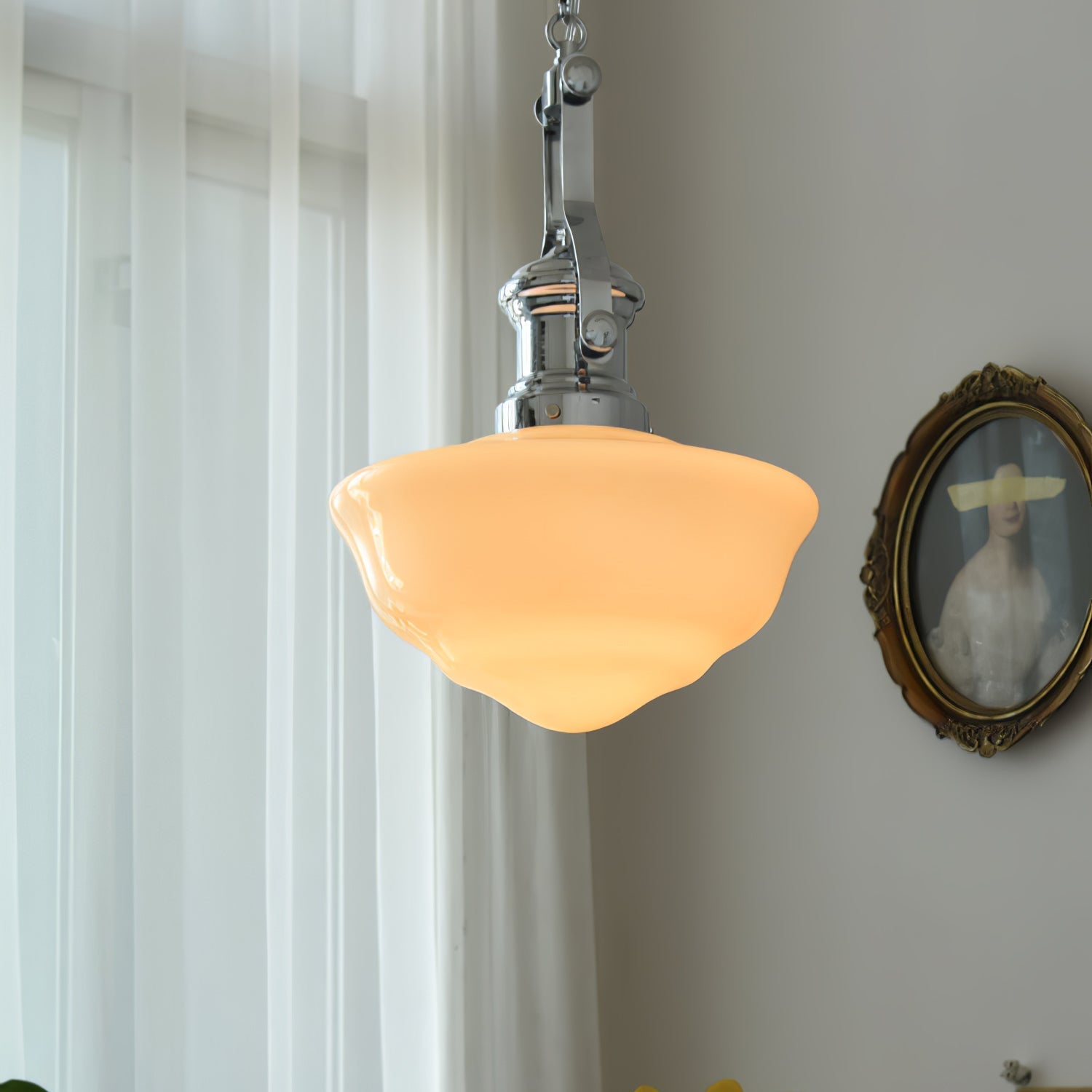 Zomiria Premium Nordic Art Glass Pendant Light-Neutral Decor