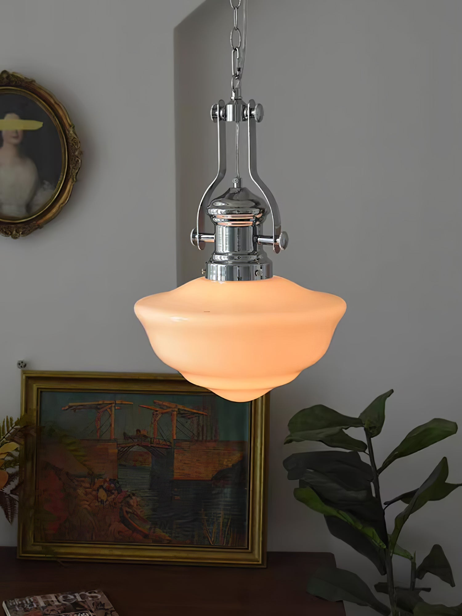 Zomiria Premium Nordic Art Glass Pendant Light-Neutral Decor