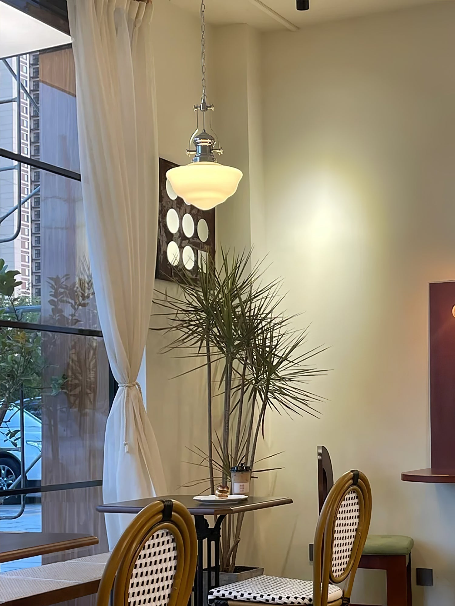 Zomiria Premium Nordic Art Glass Pendant Light-Neutral Decor