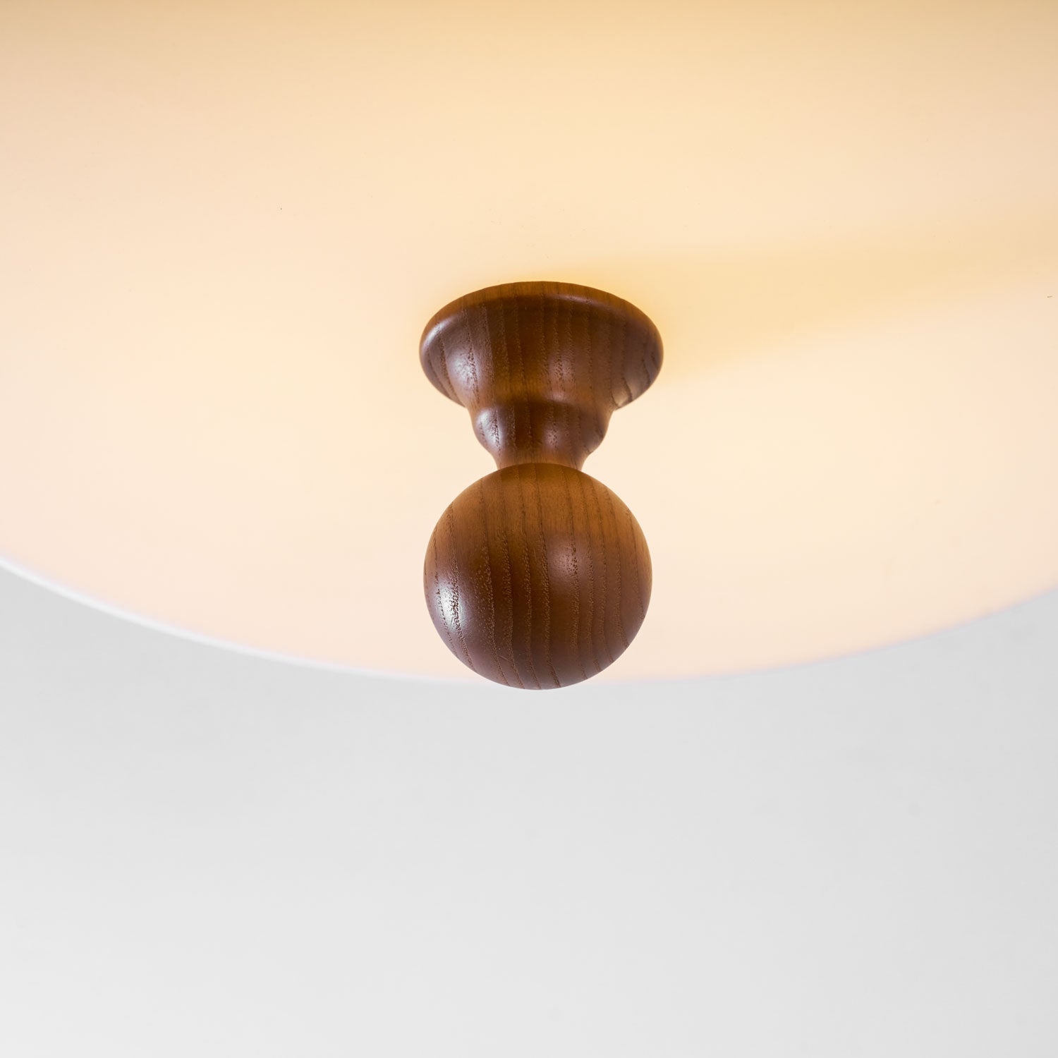 Layered Fabric Ceiling Light-Neutral Decor