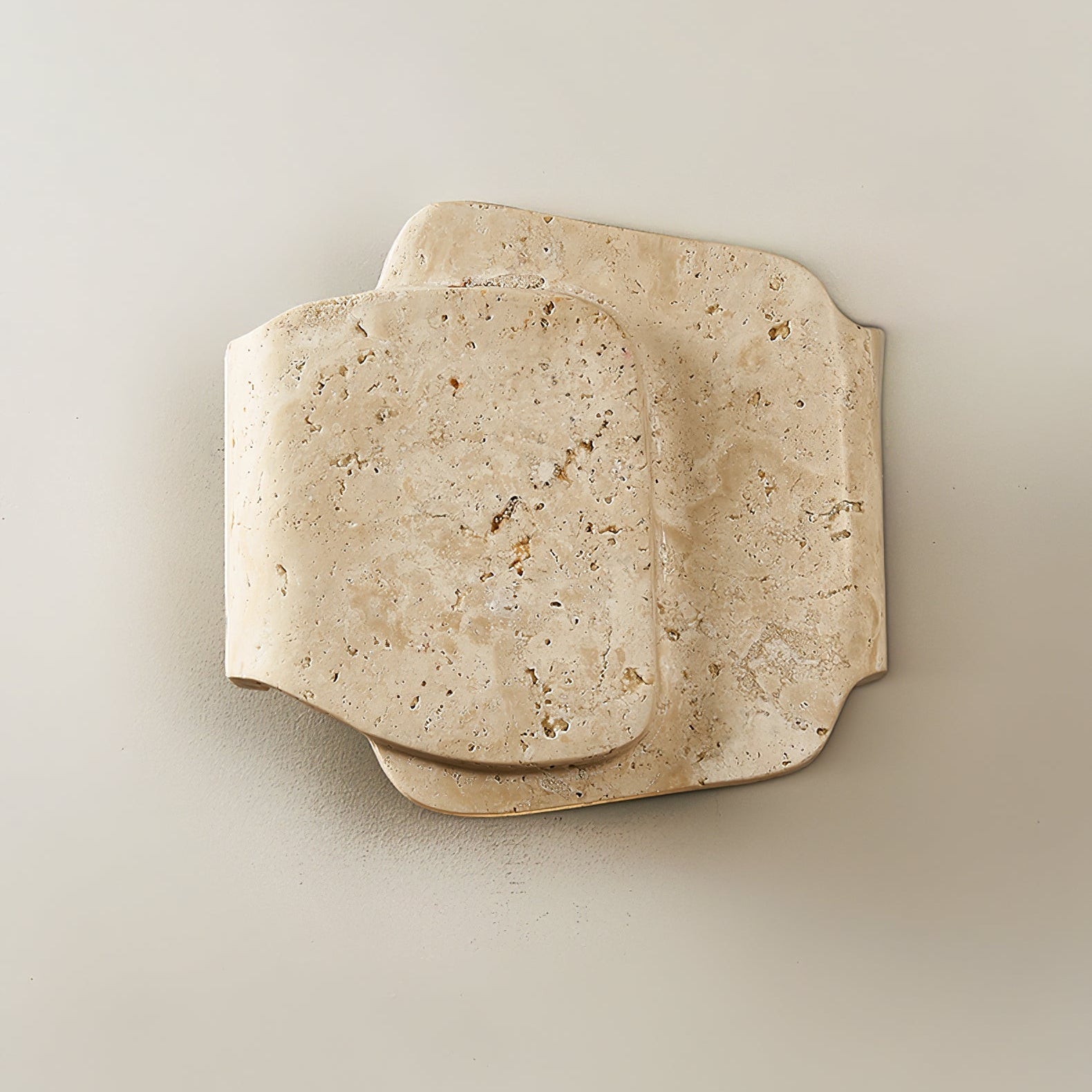 Qirven Travertine Wall Light-Neutral Decor