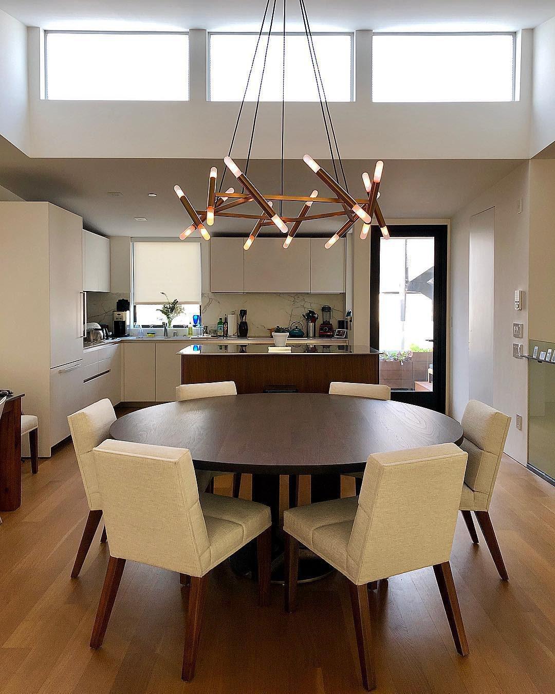 Astra Modern Brass Chandelier-Neutral Decor