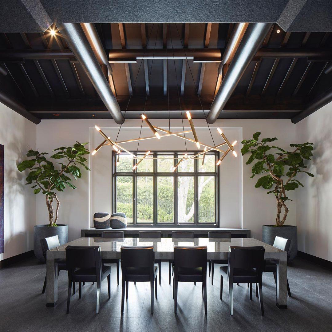 Astra Modern Brass Chandelier-Neutral Decor