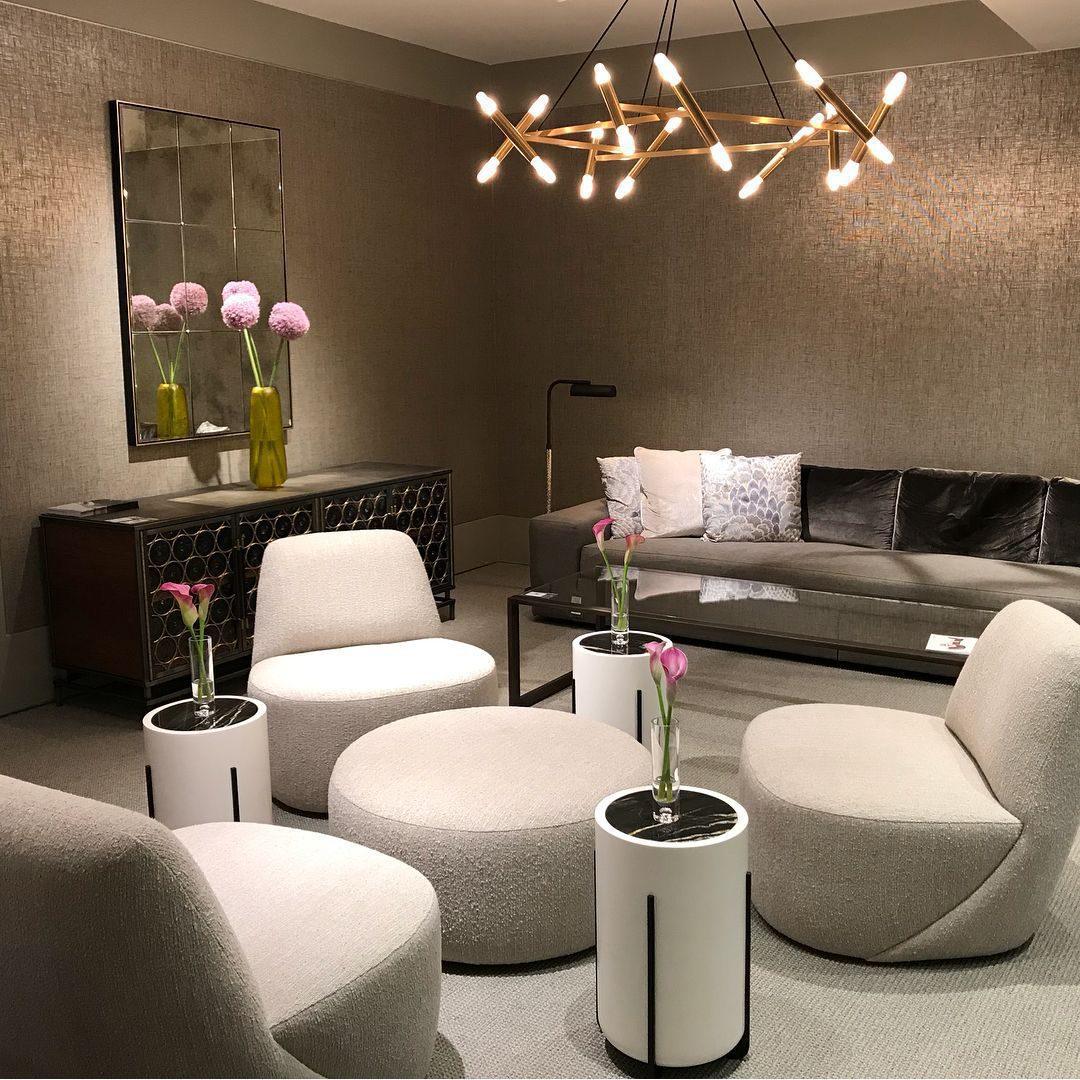 Astra Modern Brass Chandelier-Neutral Decor