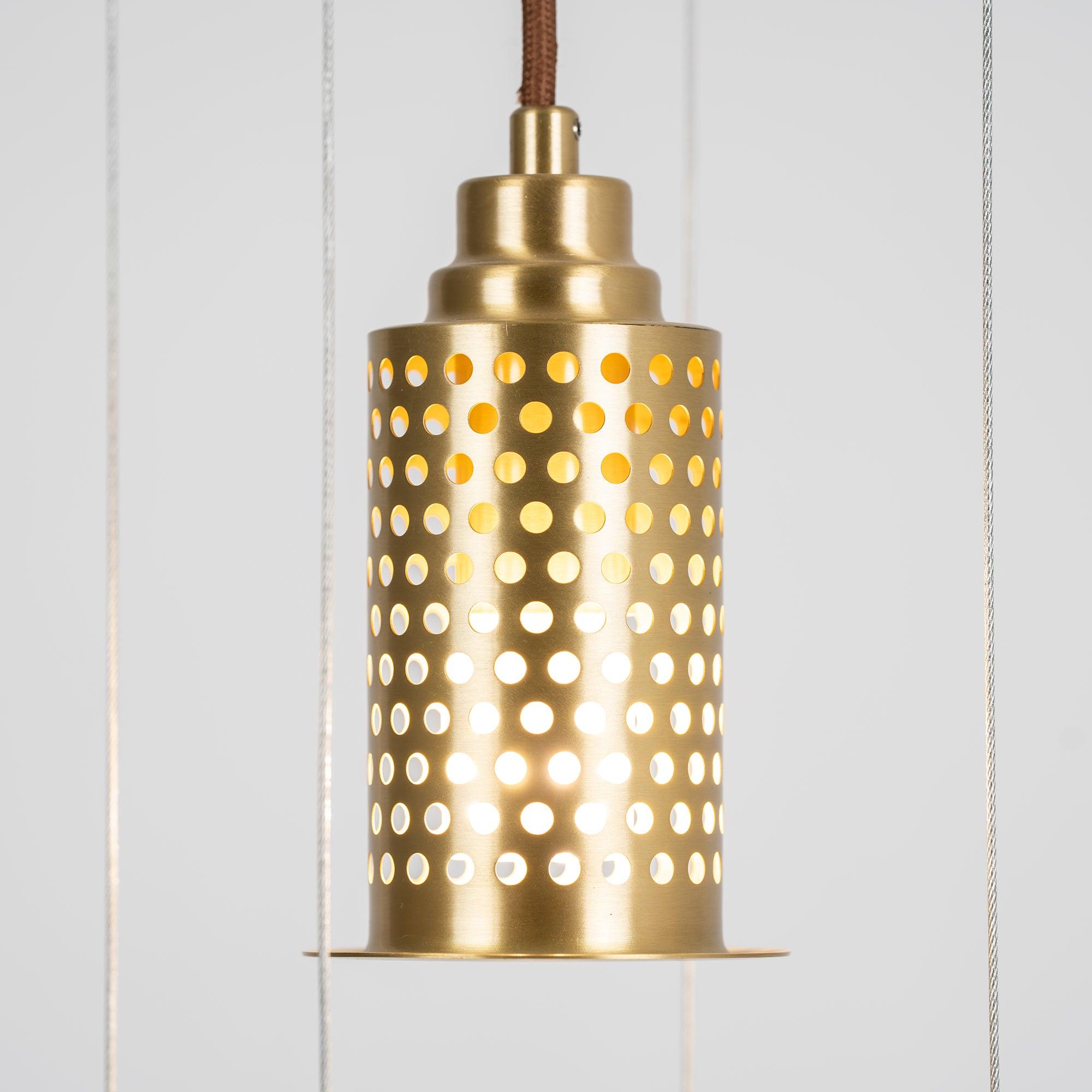 Jovell Pendant Light Crystal Adjustable-Neutral Decor