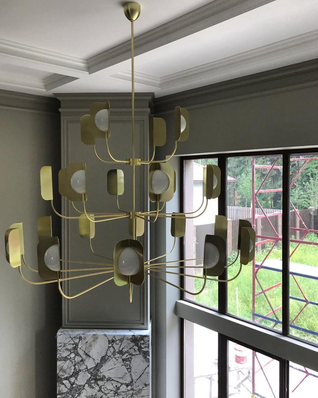 LEAF Chandelier-Neutral Decor