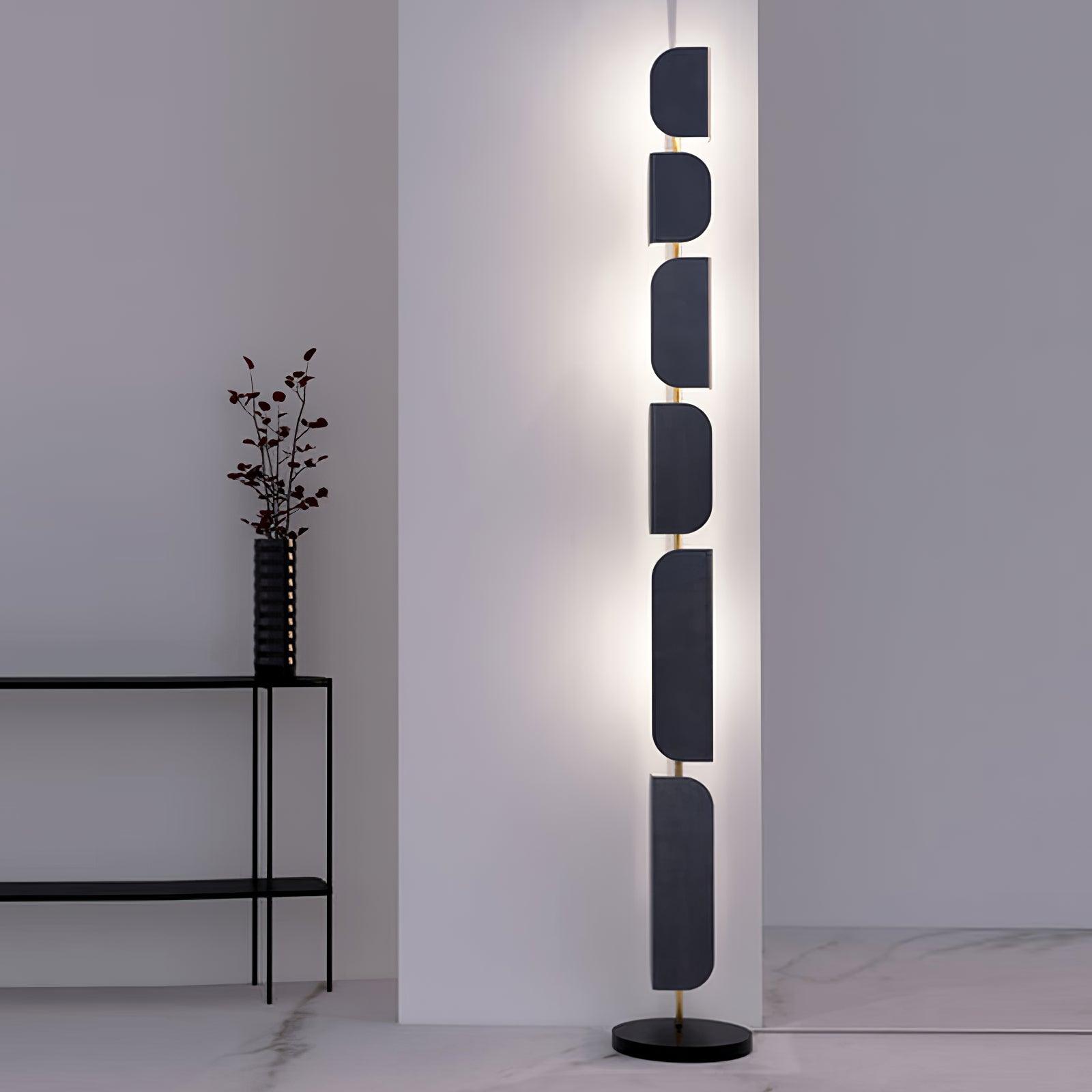 Catharil Modern Geometric Floor Lamp-Neutral Decor