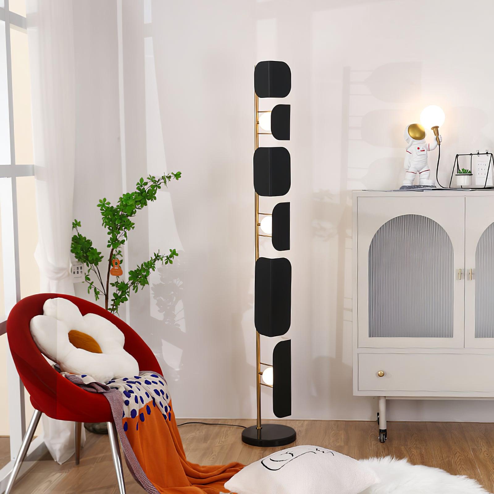 Catharil Modern Geometric Floor Lamp-Neutral Decor