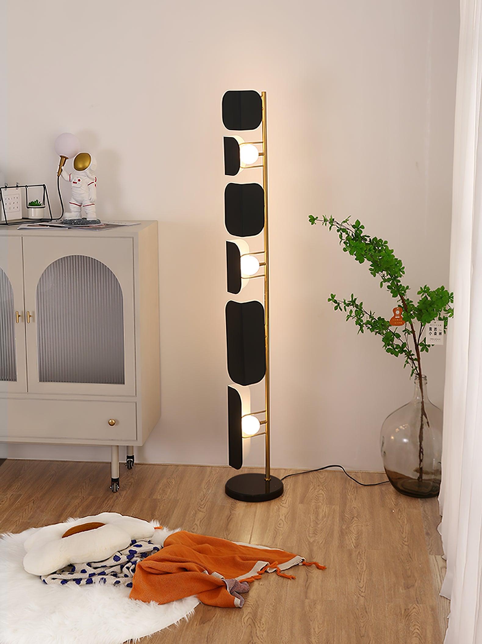 Catharil Modern Geometric Floor Lamp-Neutral Decor