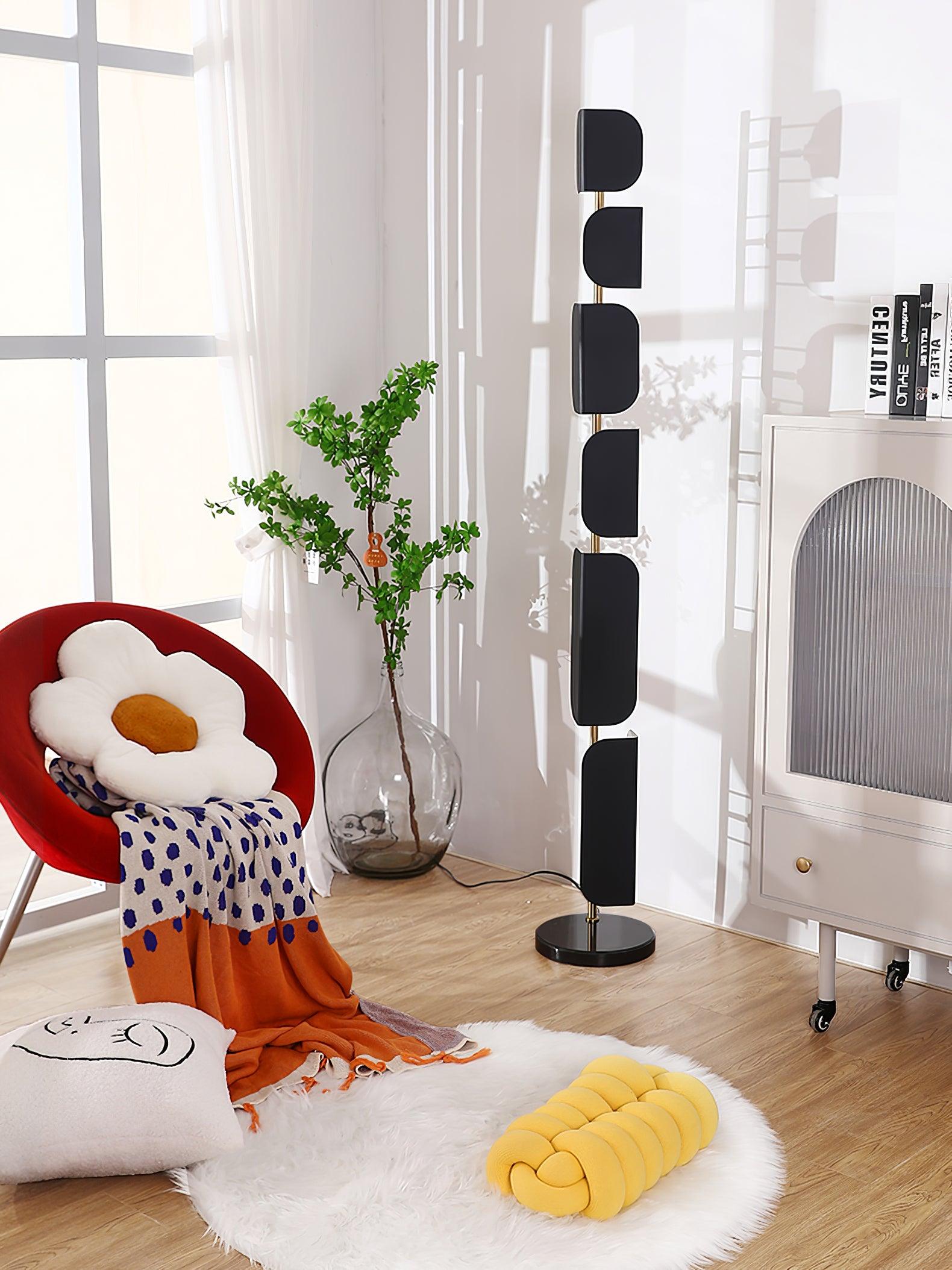Catharil Modern Geometric Floor Lamp-Neutral Decor