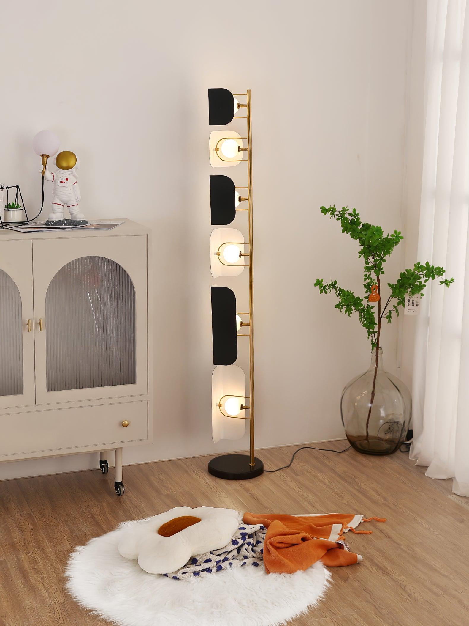 Catharil Modern Geometric Floor Lamp-Neutral Decor