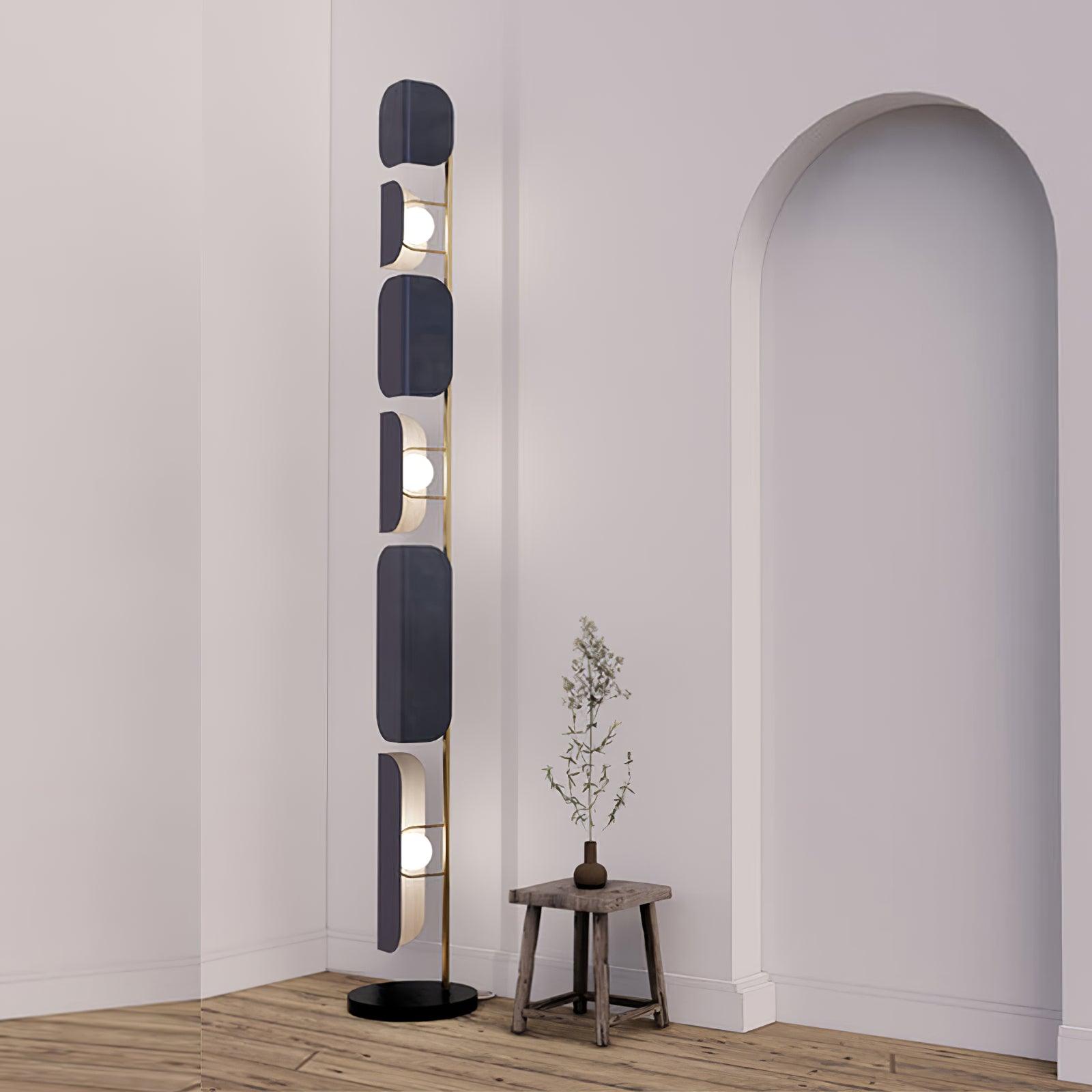 Catharil Modern Geometric Floor Lamp-Neutral Decor