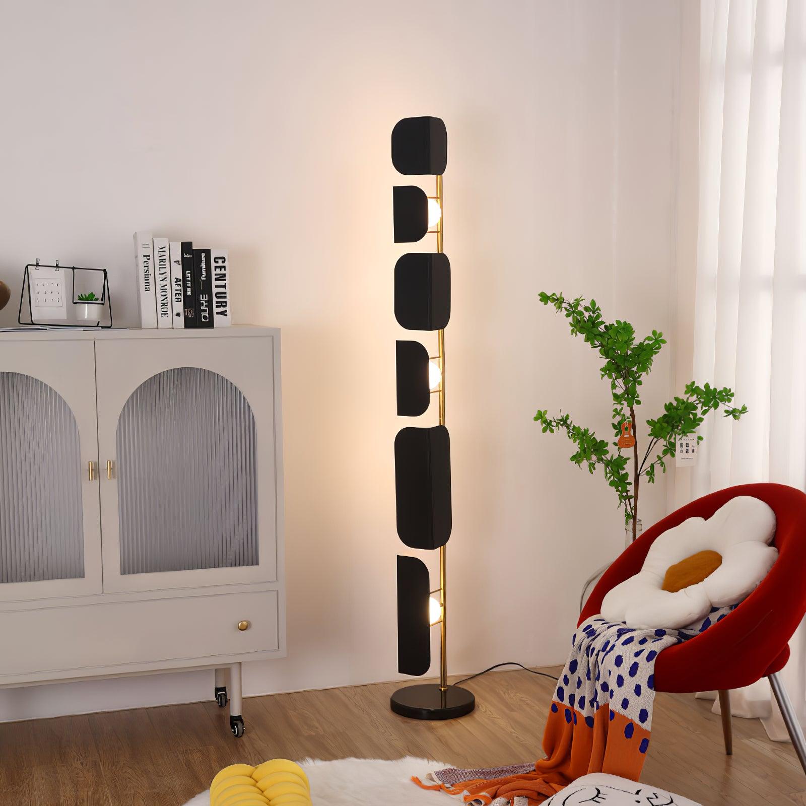 Catharil Modern Geometric Floor Lamp-Neutral Decor