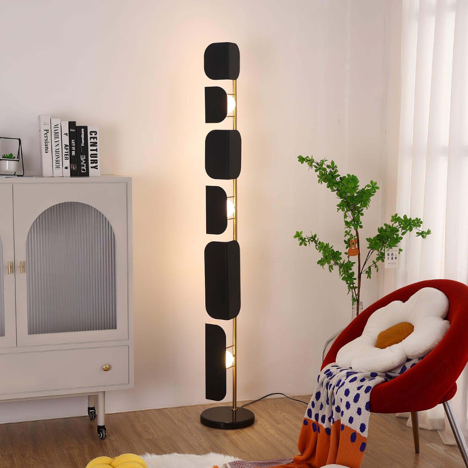Catharil Modern Geometric Floor Lamp-Neutral Decor