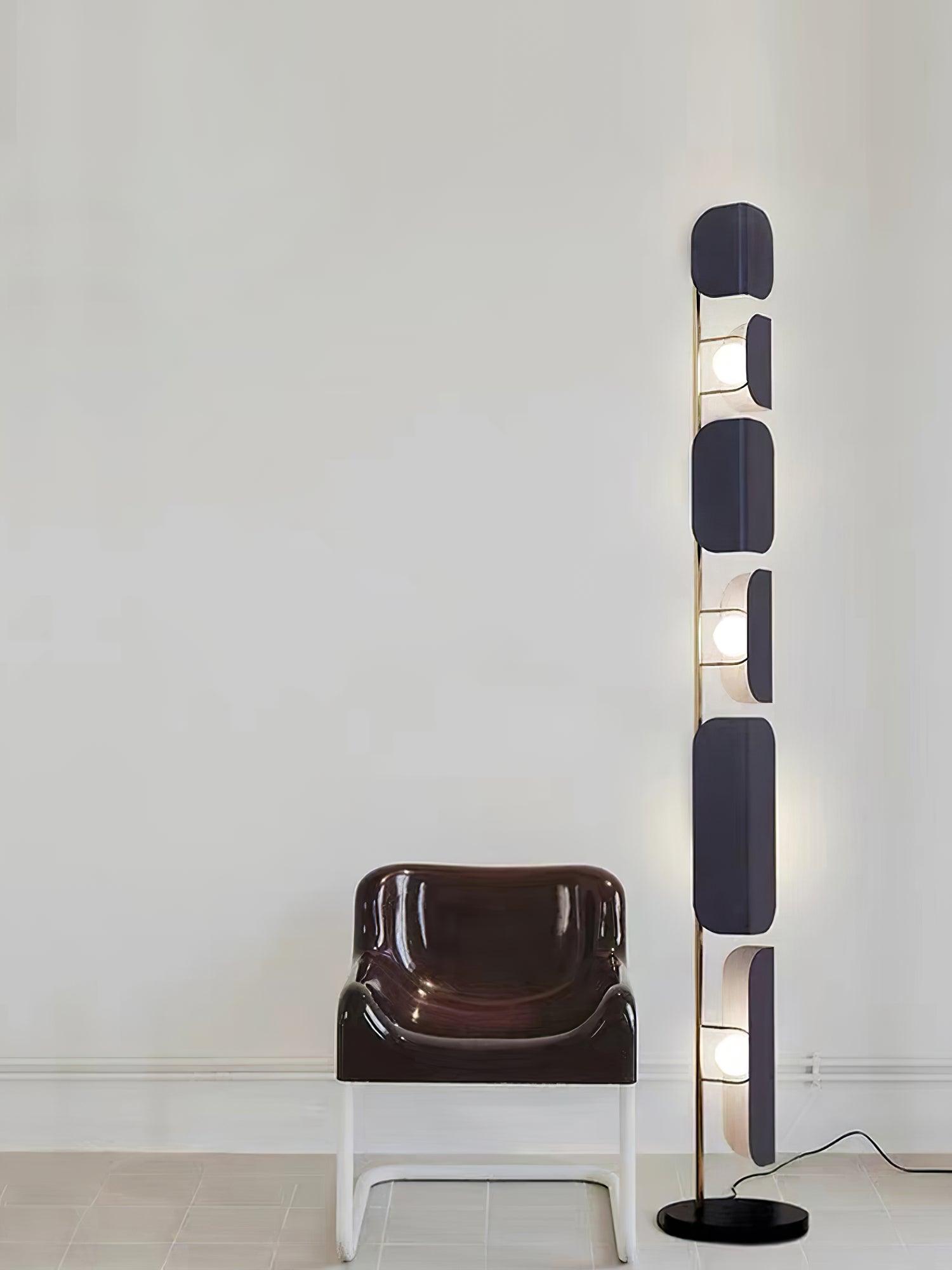 Catharil Modern Geometric Floor Lamp-Neutral Decor