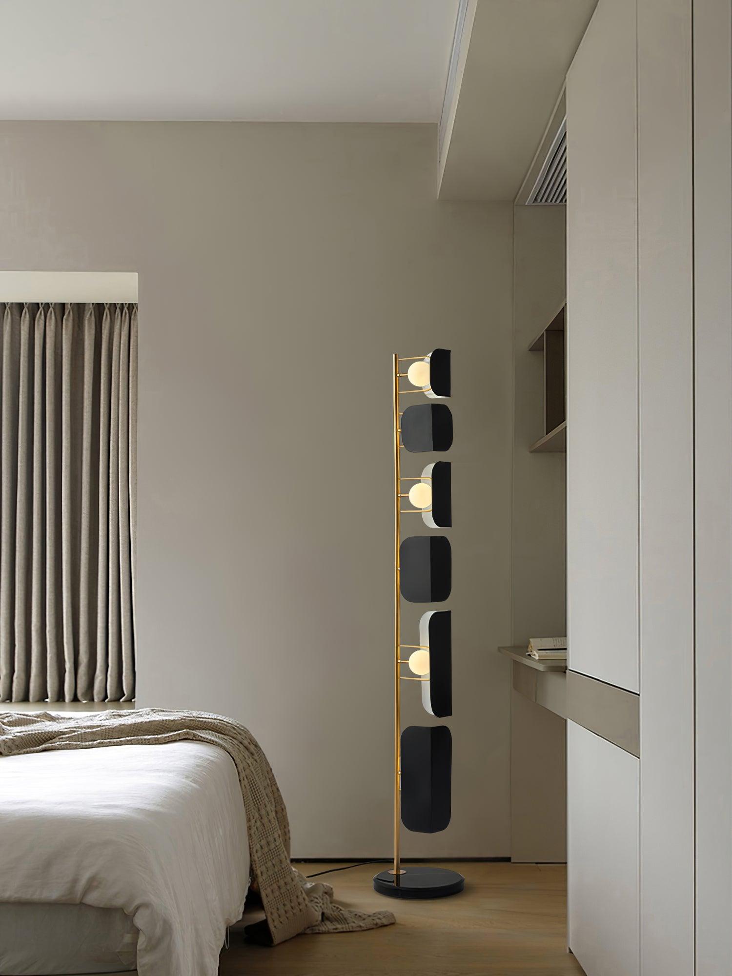 Catharil Modern Geometric Floor Lamp-Neutral Decor