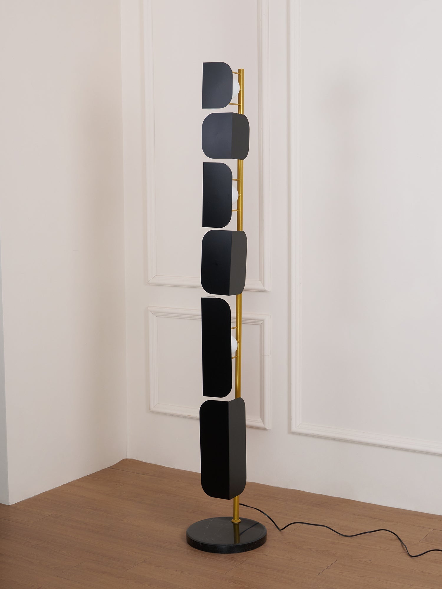 Catharil Modern Geometric Floor Lamp-Neutral Decor