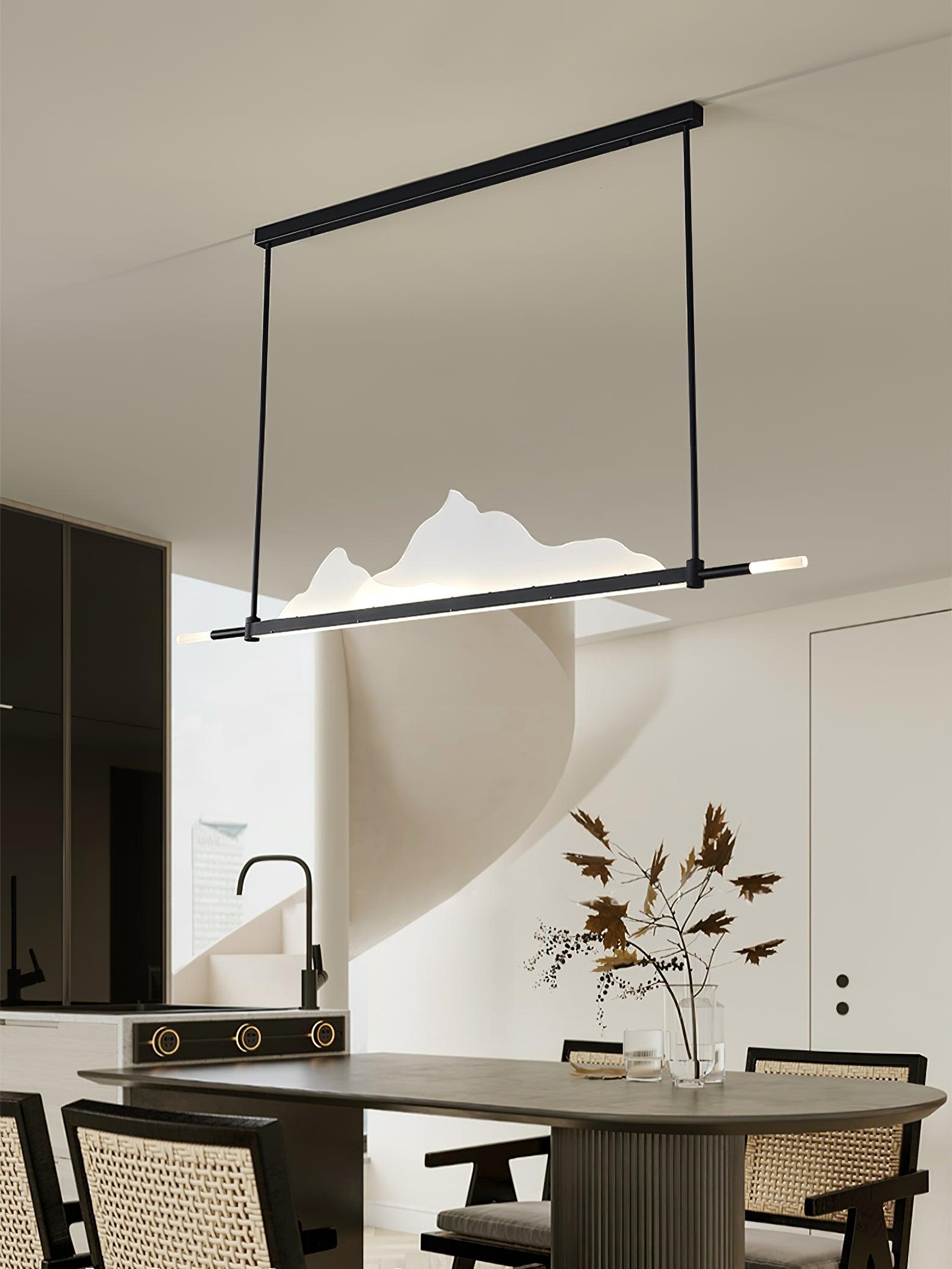 Uvineth Elegance Mountains Pendant Light-Neutral Decor