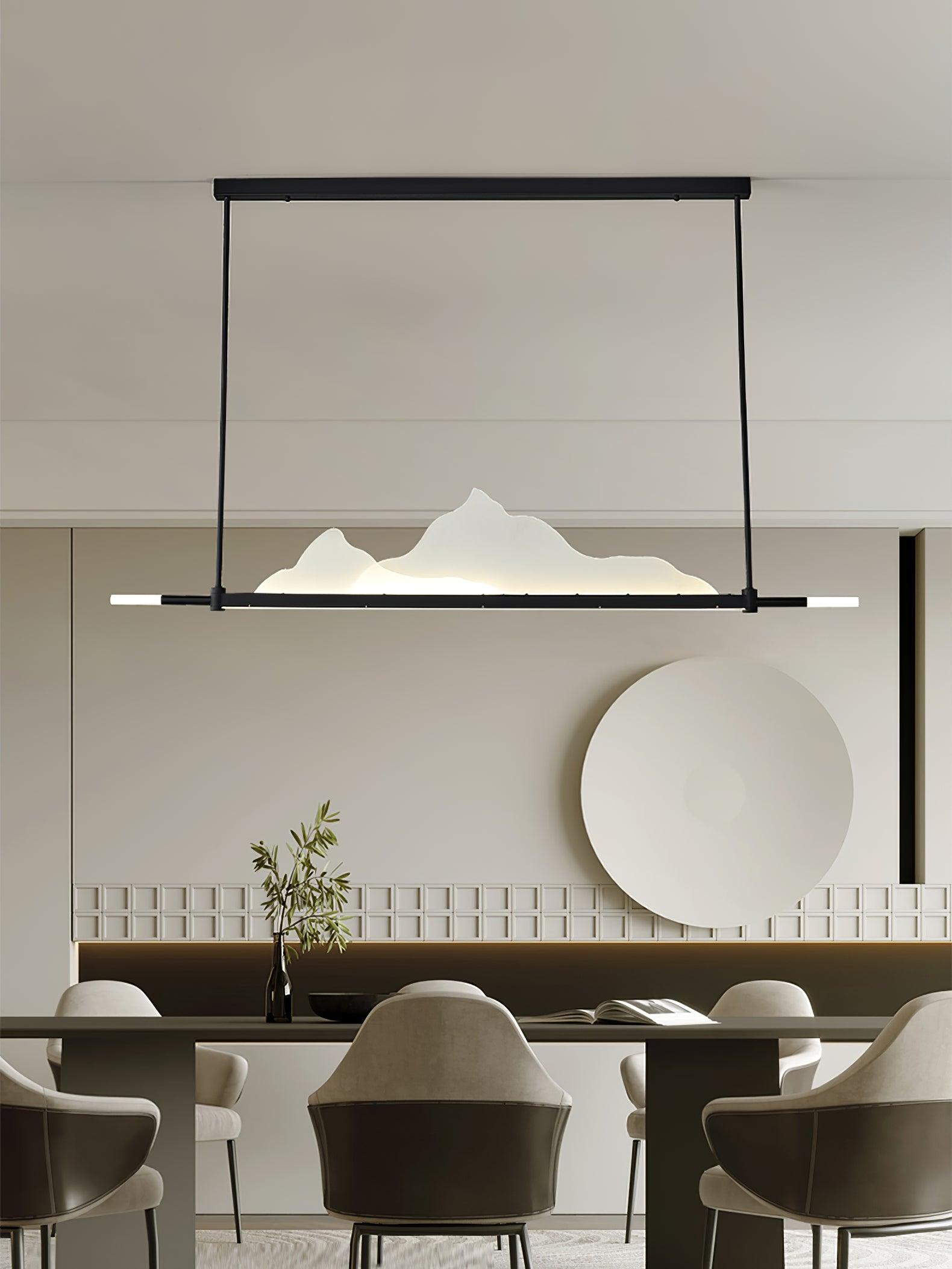 Uvineth Elegance Mountains Pendant Light-Neutral Decor