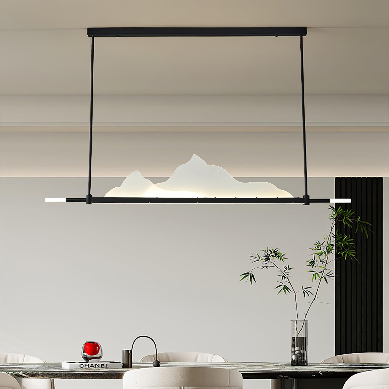 Uvineth Elegance Mountains Pendant Light-Neutral Decor
