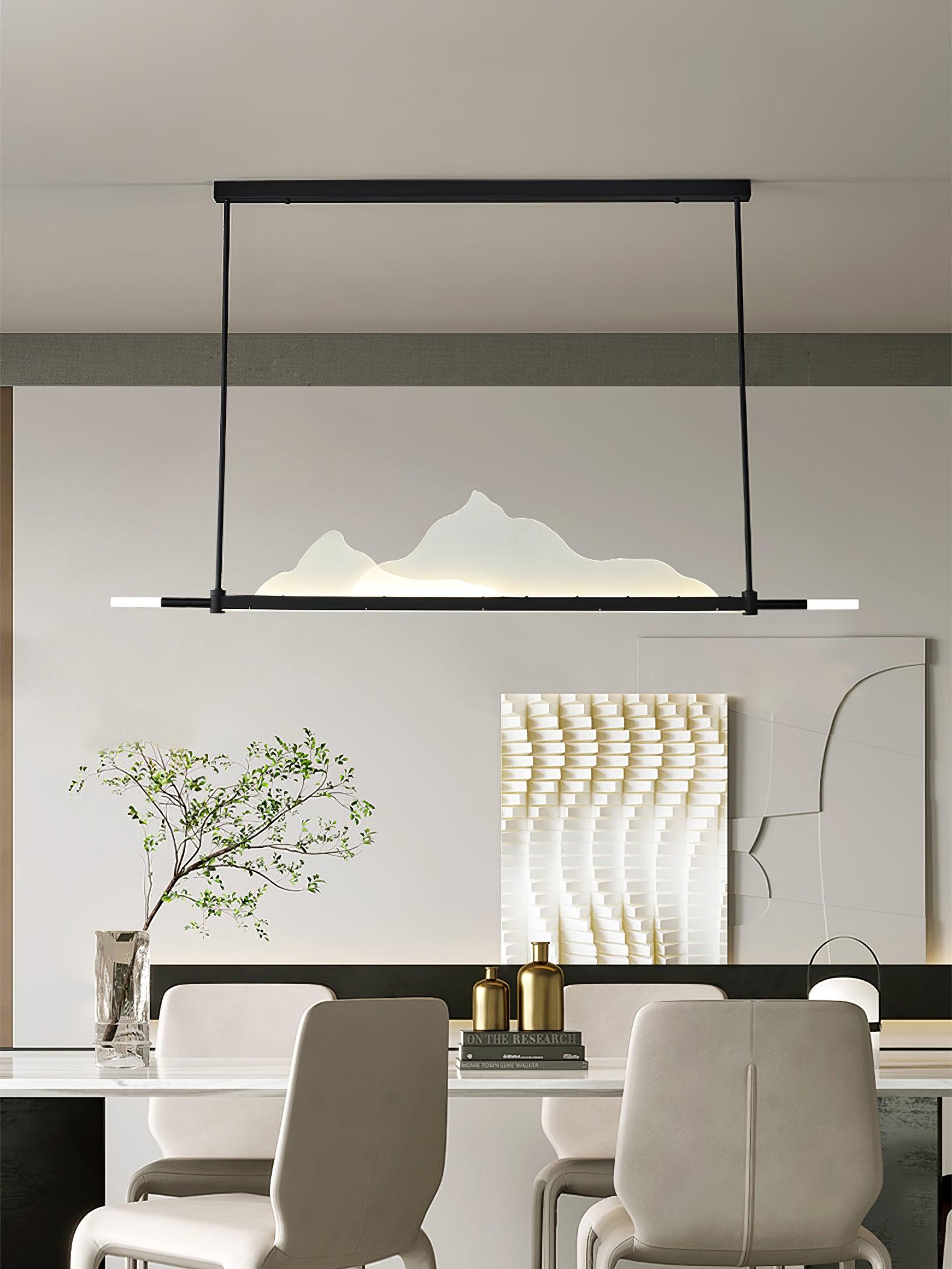 Uvineth Elegance Mountains Pendant Light-Neutral Decor