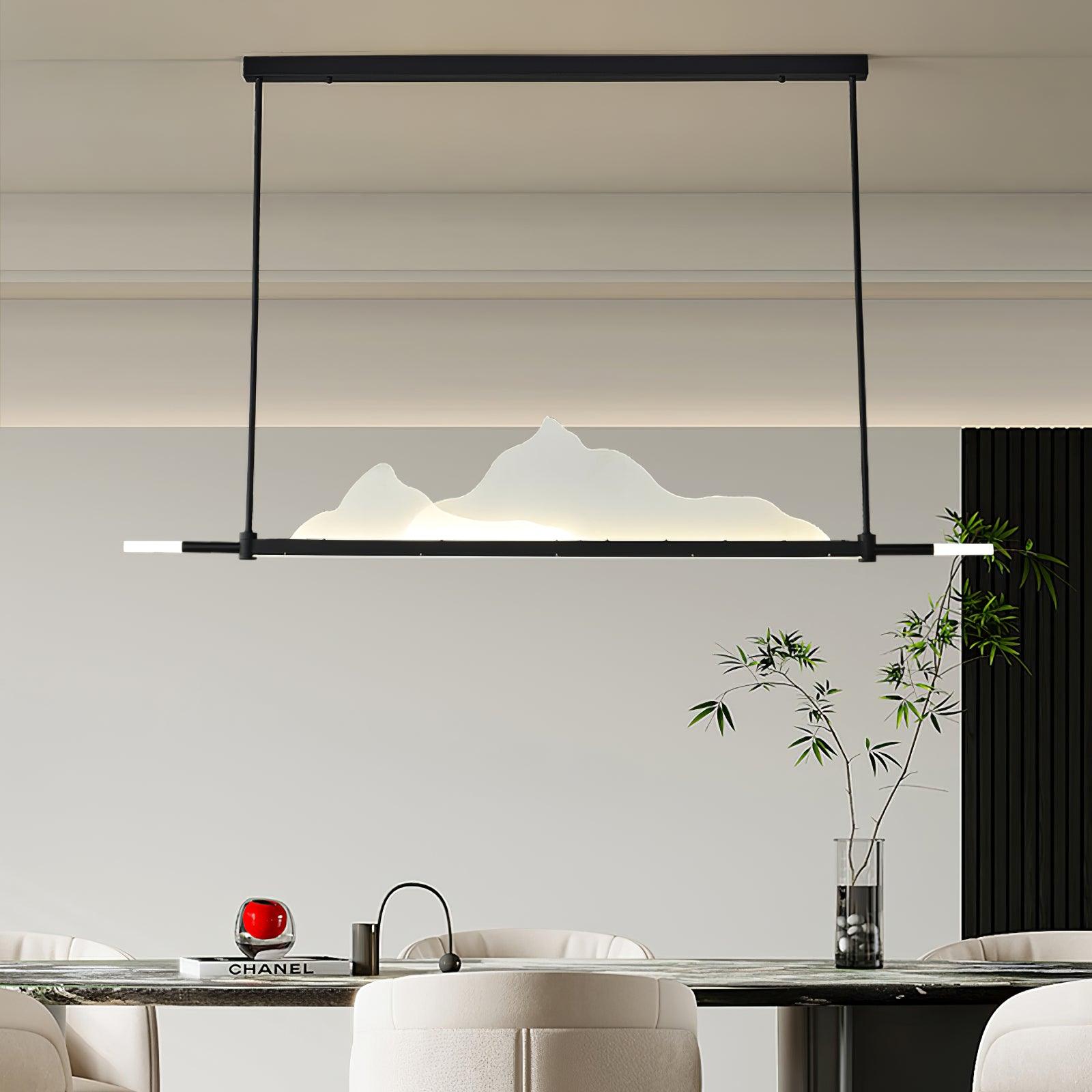 Uvineth Elegance Mountains Pendant Light-Neutral Decor