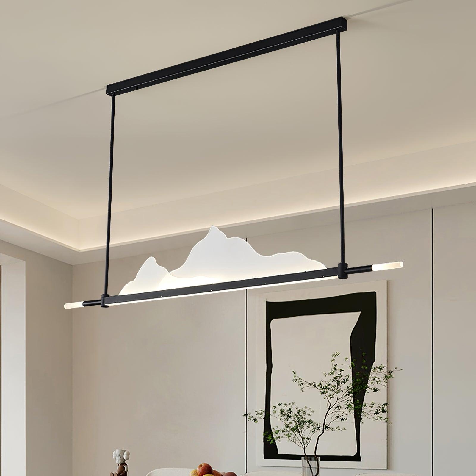 Uvineth Elegance Mountains Pendant Light-Neutral Decor