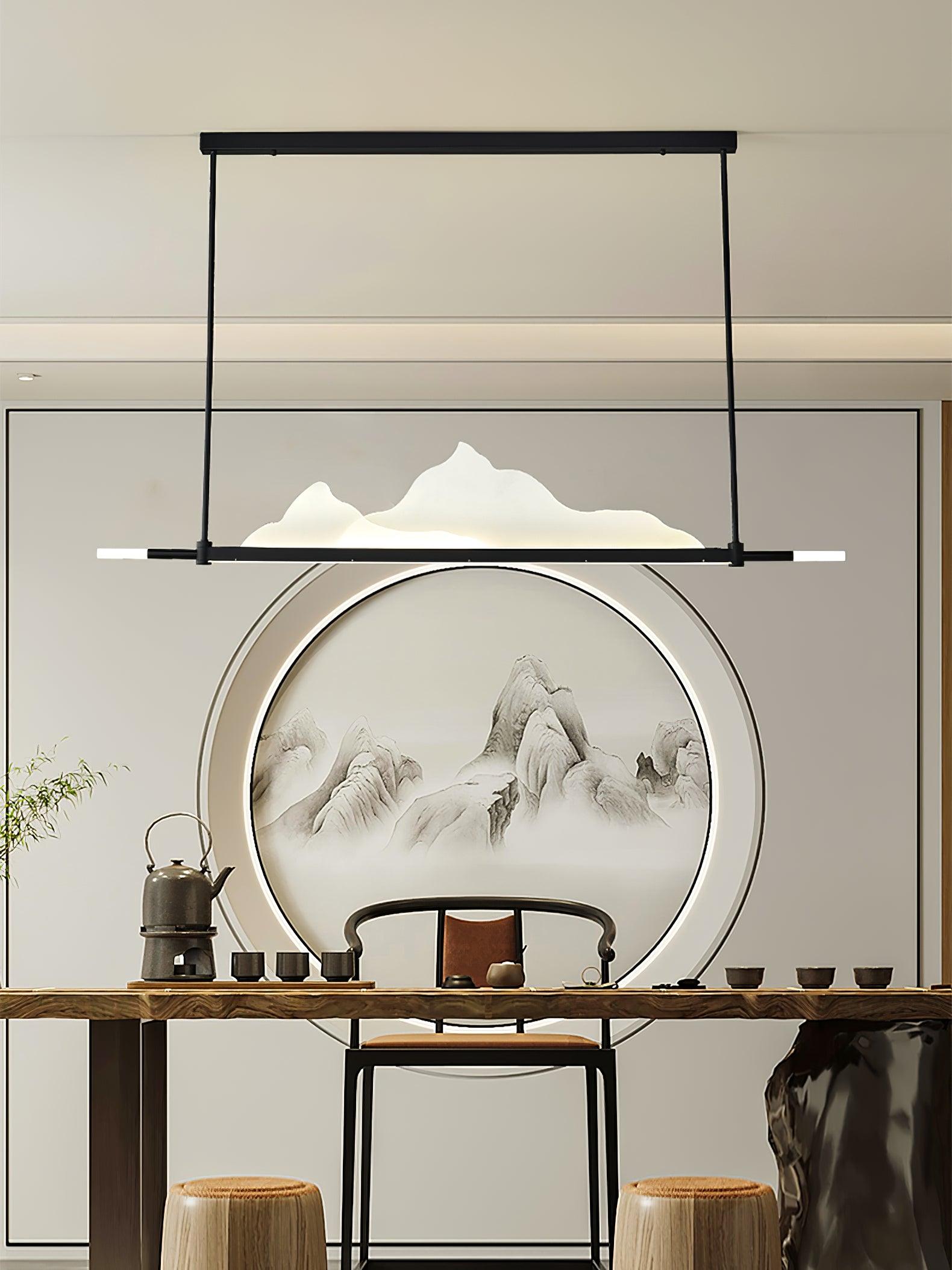 Uvineth Elegance Mountains Pendant Light-Neutral Decor