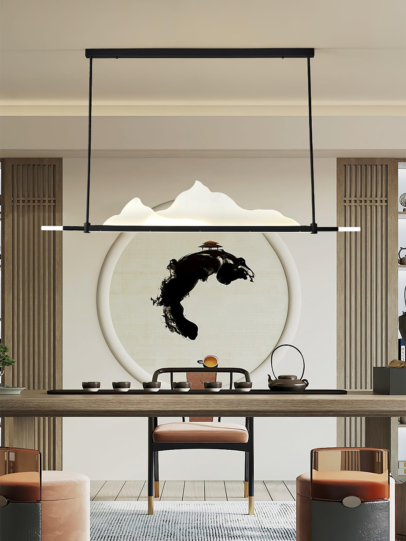 Uvineth Elegance Mountains Pendant Light-Neutral Decor
