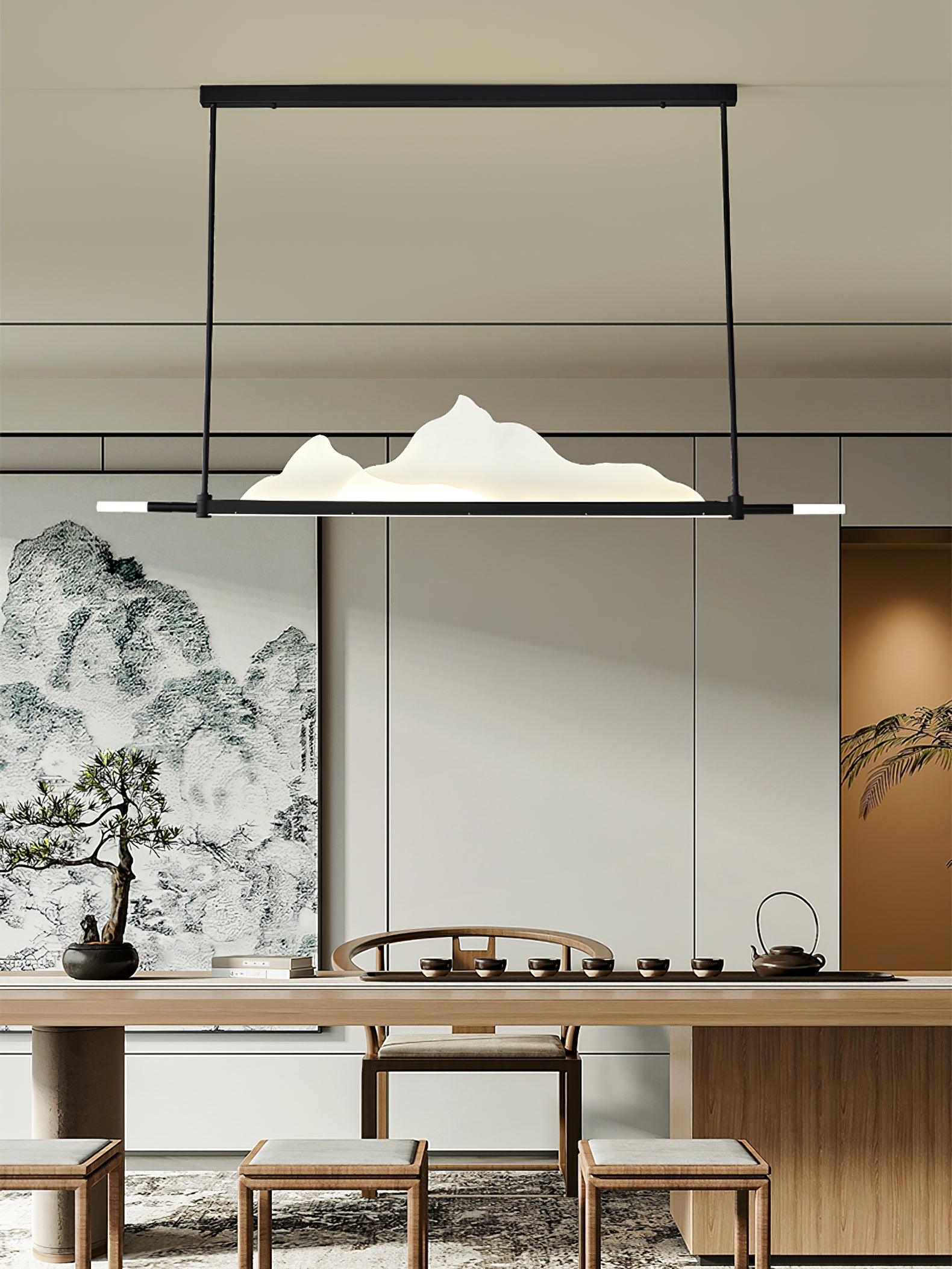 Uvineth Elegance Mountains Pendant Light-Neutral Decor