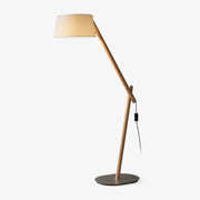 Cethar Scandinavian Fabric Floor Lamp-Neutral Decor