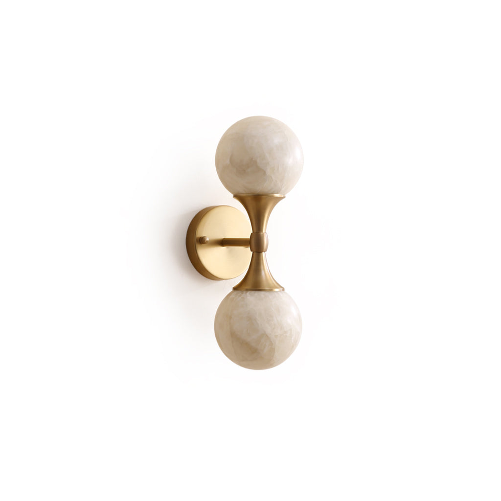 Ulverford Dual Alabaster Wall Sconce