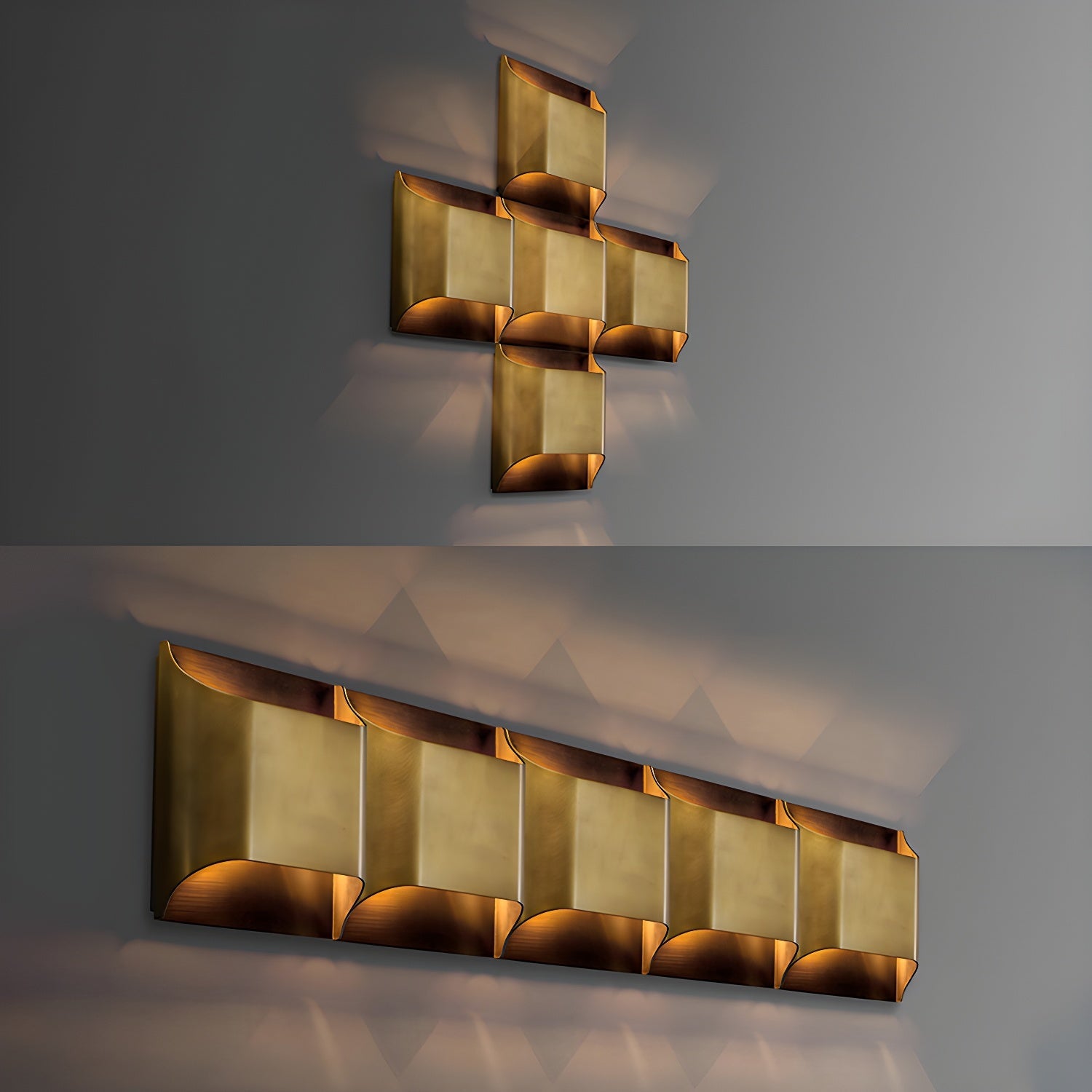 Hardy Nordic Art Brass Wall Lamp-Neutral Decor