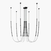 Rio Chandelier Leda LED Flexible Modern Sculptural-Neutral Decor
