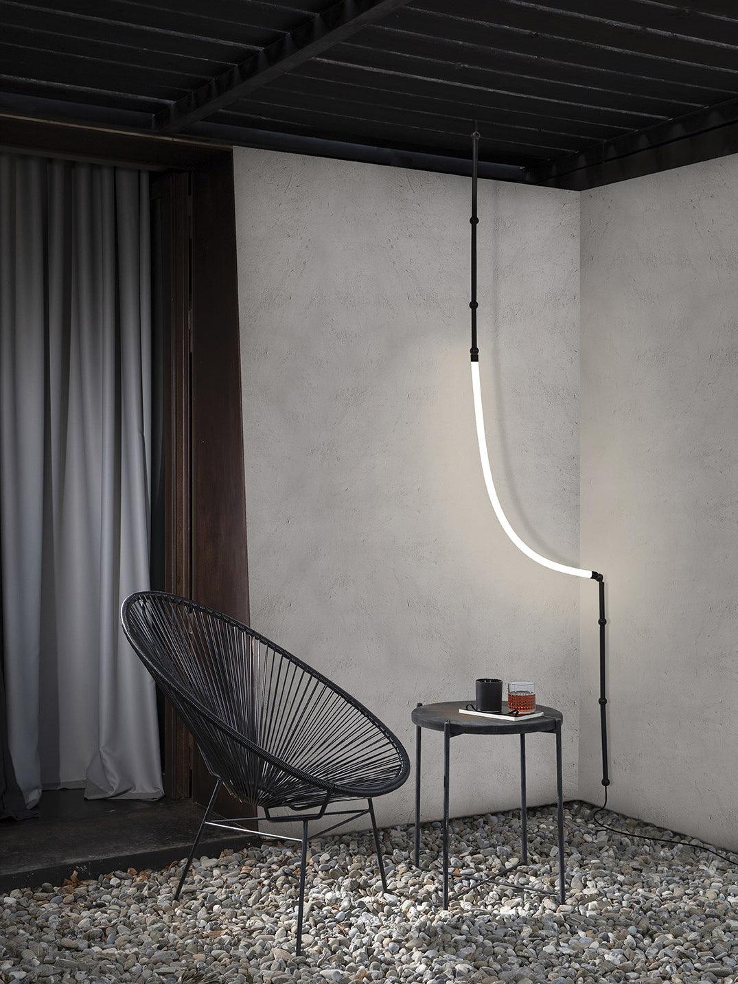 Rio Chandelier Leda LED Flexible Modern Sculptural-Neutral Decor