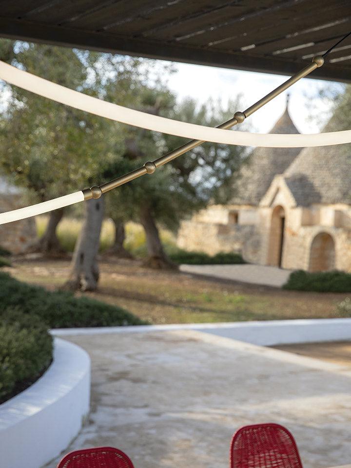 Rio Chandelier Leda LED Flexible Modern Sculptural-Neutral Decor