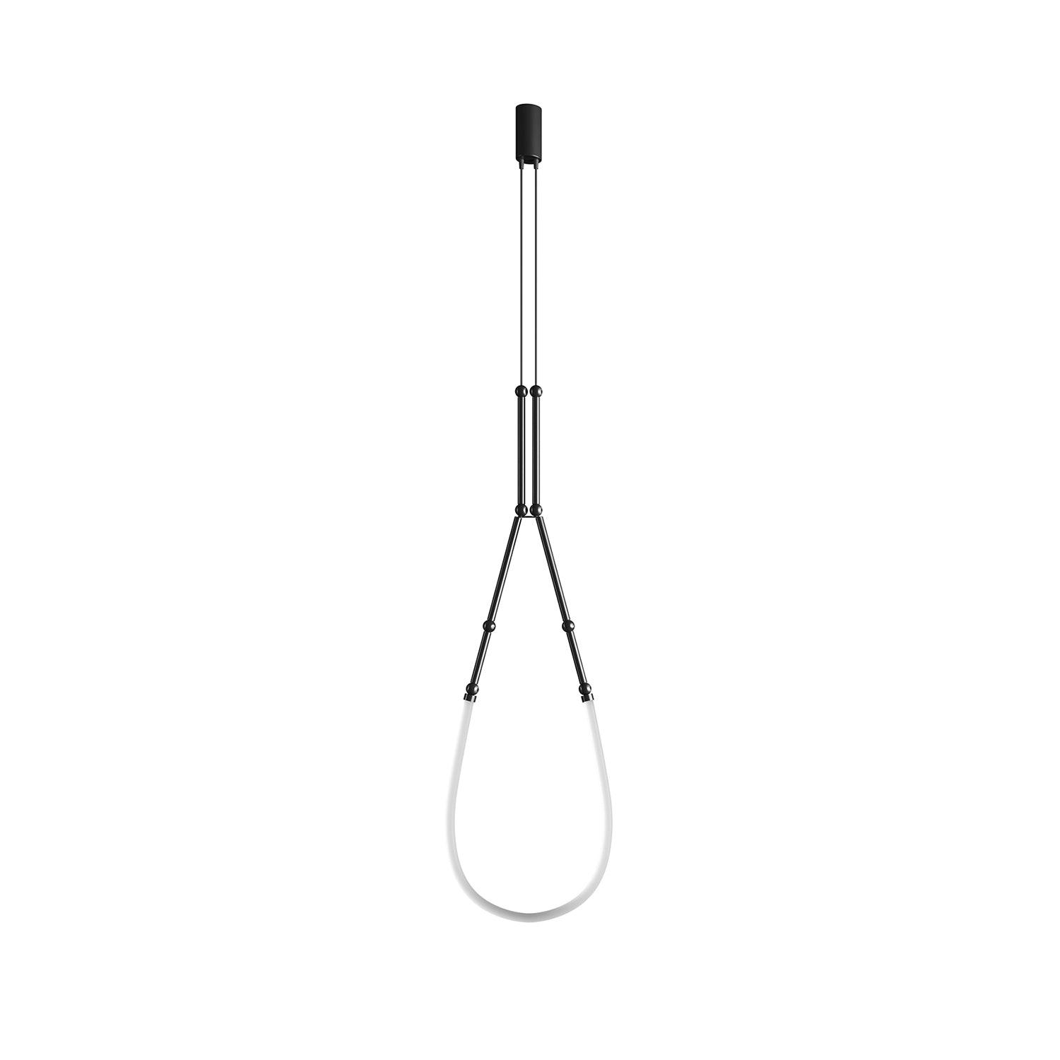 Rio Chandelier Leda LED Flexible Modern Sculptural-Neutral Decor