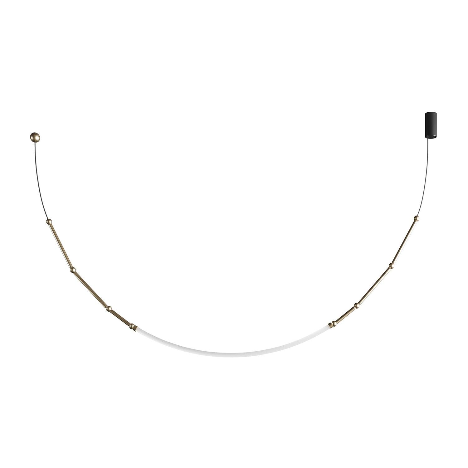 Rio Chandelier Leda LED Flexible Modern Sculptural-Neutral Decor