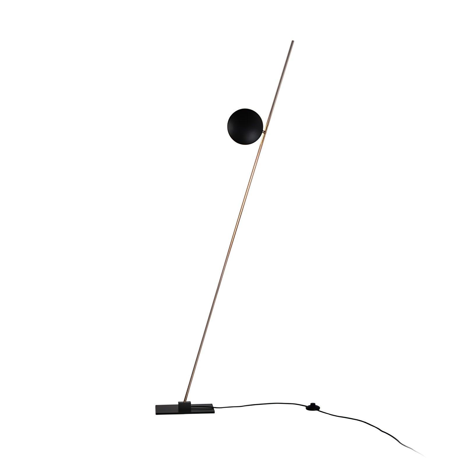Axial Ray Sculptural Floor Lamp-Neutral Decor