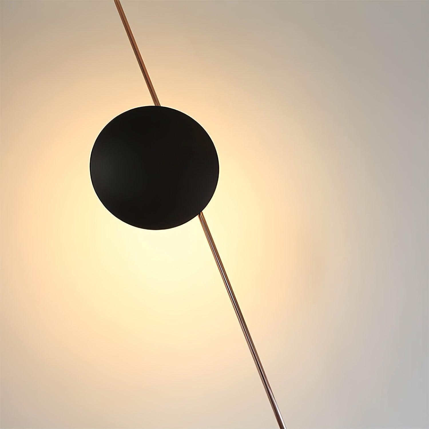 Axial Ray Sculptural Floor Lamp-Neutral Decor