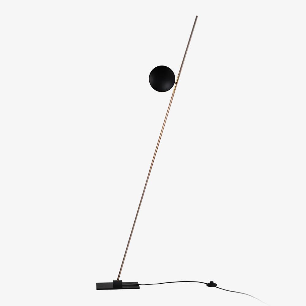 Axial Ray Sculptural Floor Lamp-Neutral Decor