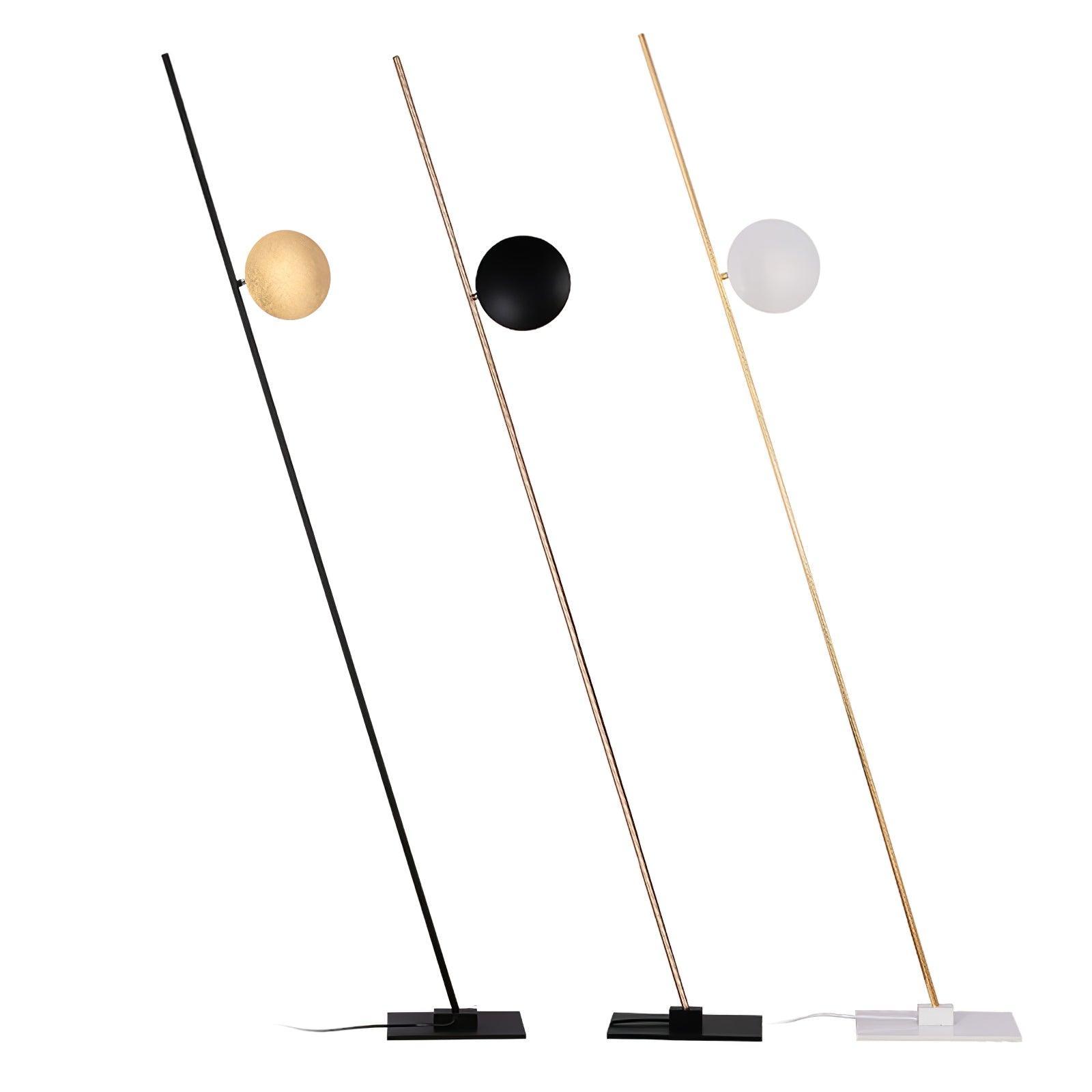 Axial Ray Sculptural Floor Lamp-Neutral Decor