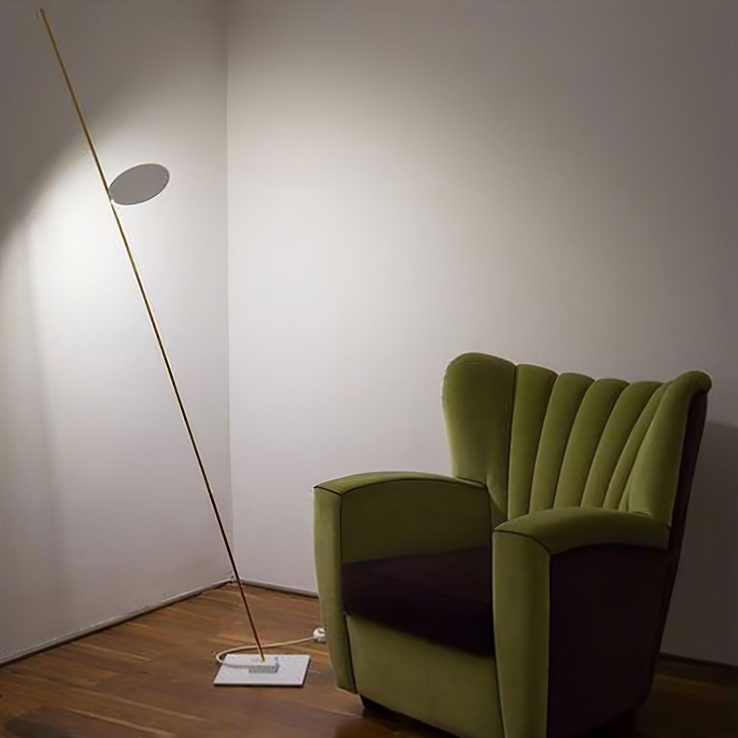 Axial Ray Sculptural Floor Lamp-Neutral Decor