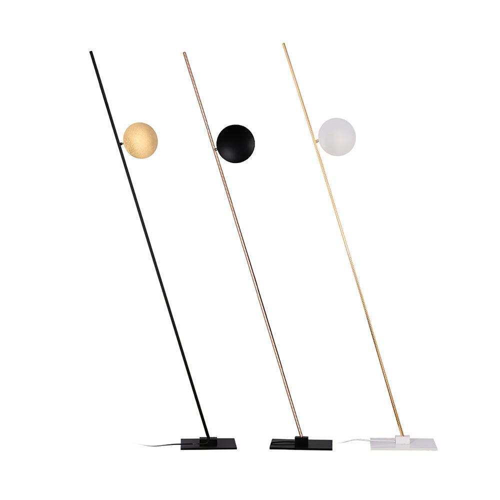 Axial Ray Sculptural Floor Lamp-Neutral Decor